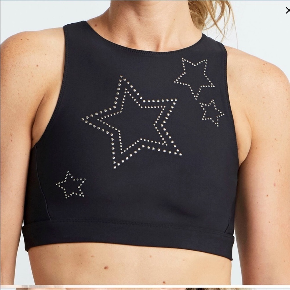 Soulcycle High Neck Star Sports Bra. Size small
